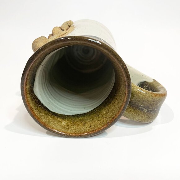 Vintage Ugly Funny Face Studio Pottery Beer Stein / Mug - Picture 6 of 7